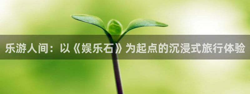 赢乐app官网下载：乐游人间：以《娱乐石》为起点的沉浸式旅行体验