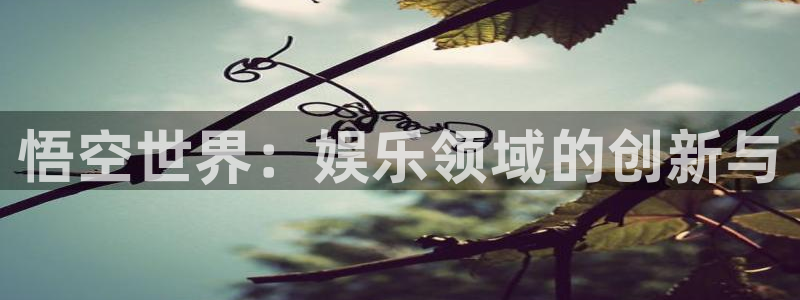 赢乐宝app下载：悟空世界：娱乐领域的创新与